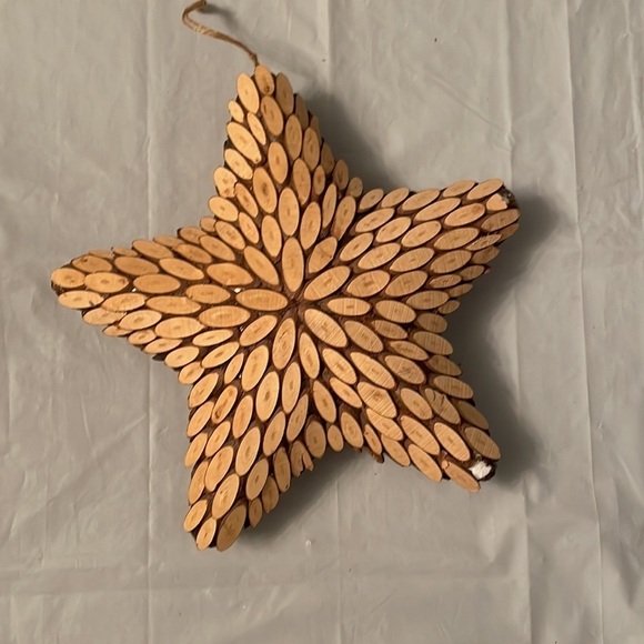 🌟 Handcrafted  Wood Branch Star Decoration - Rustic and Unique! 🌟 - Picture 1 of 3